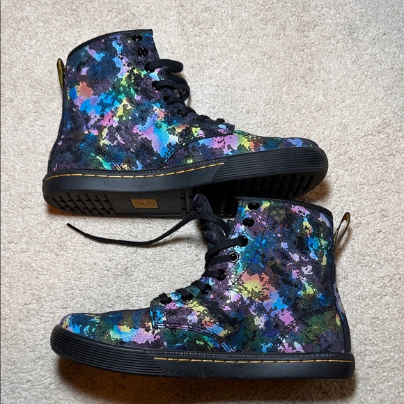 Dr. Martens Multicolor Women's Combat Boots - Picture 7 of 11